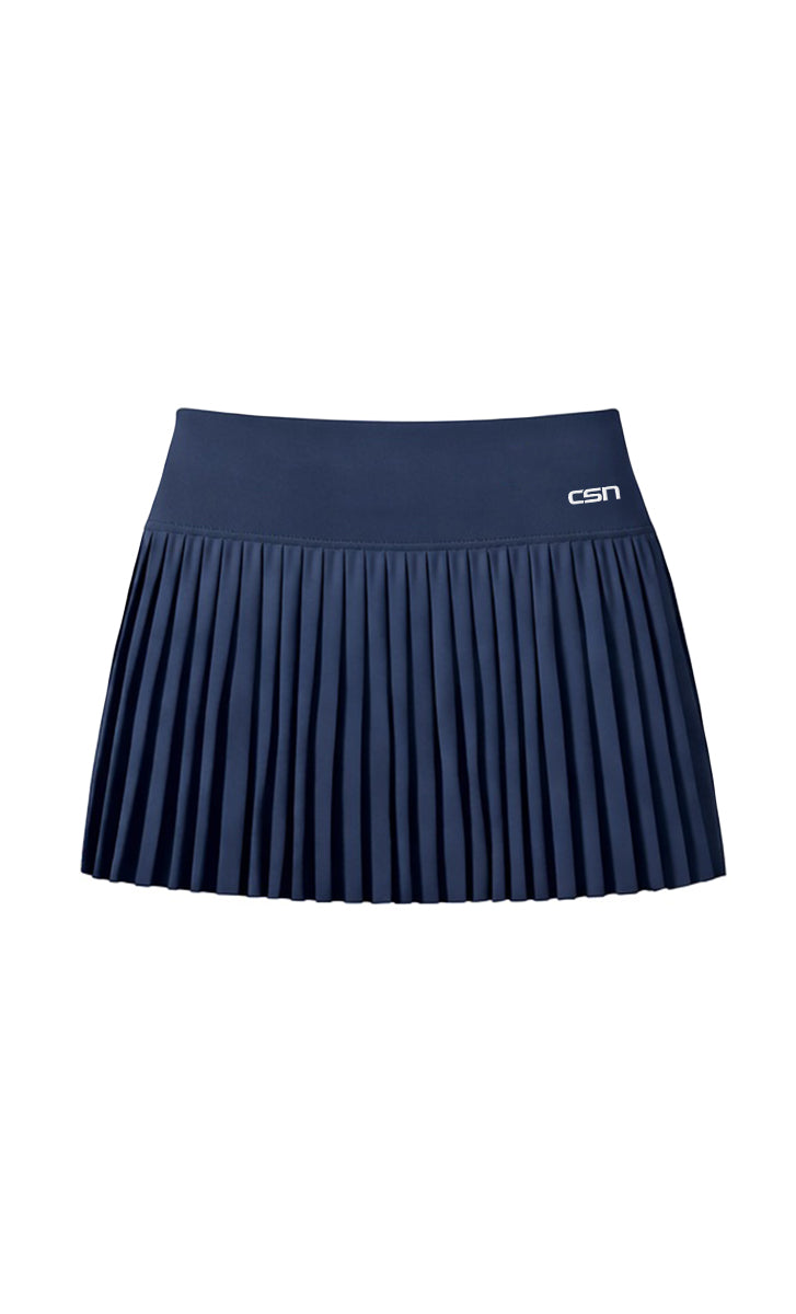 Athletic Pleated Skort (Performance Fit)- Navy