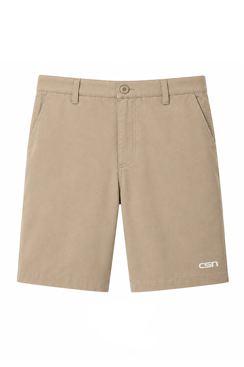 Boys Cotton Shorts- Khaki