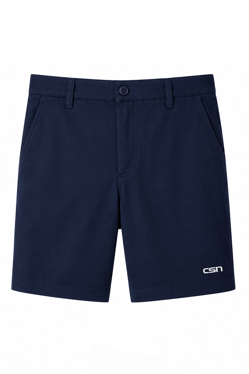 Boys Cotton Shorts- Navy