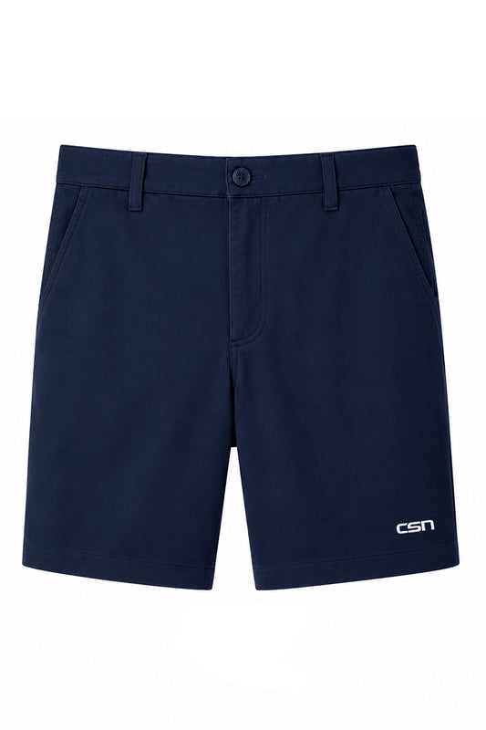 Boys Cotton Shorts- Navy