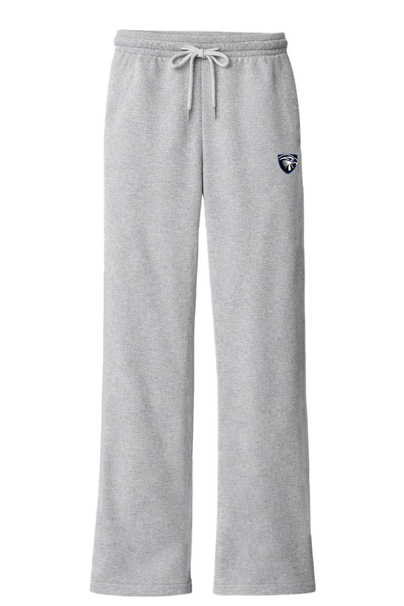 French Terry French Terry Straight Leg Pant- Heather Gray