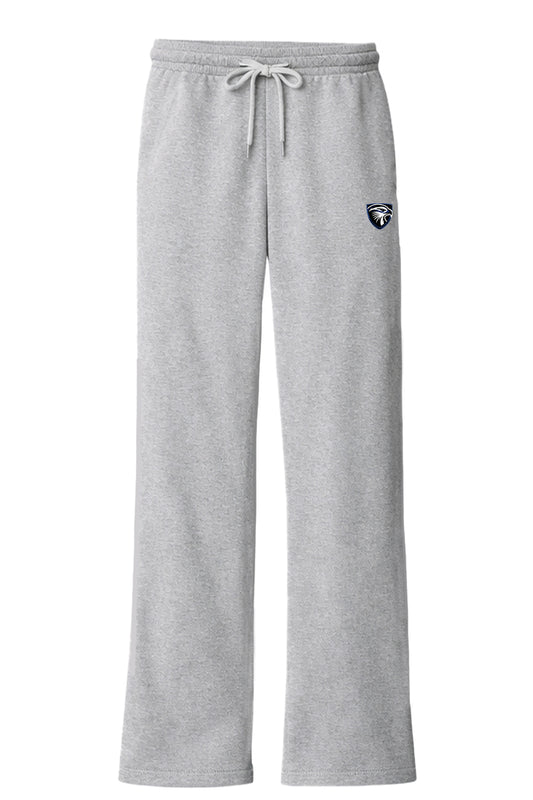 French Terry French Terry Straight Leg Pant- Heather Gray