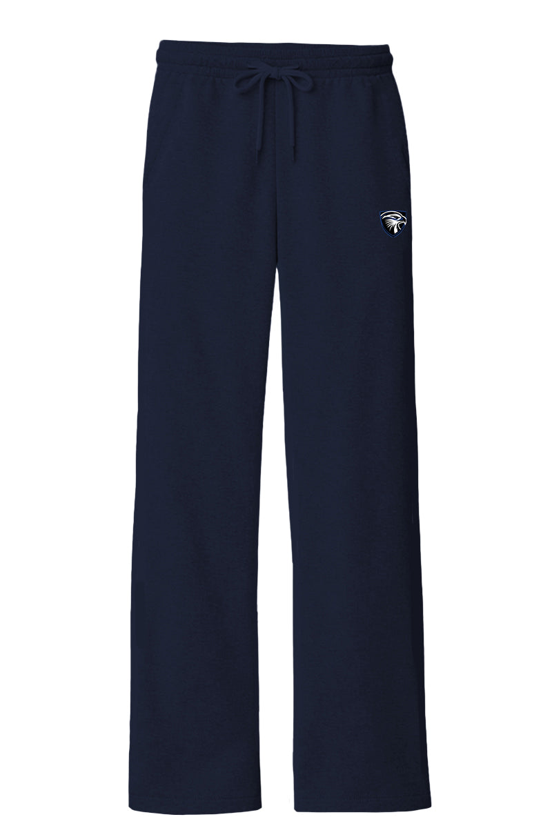 French Terry French Terry Straight Leg Pant- Navy